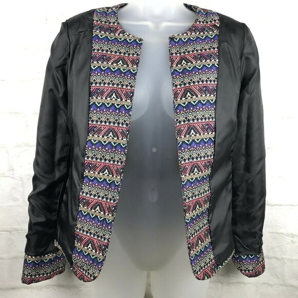 Tahari Women Blazer Suit Jacket 4 Open Front Classic Church Corpcore Career - Picture 7 of 10